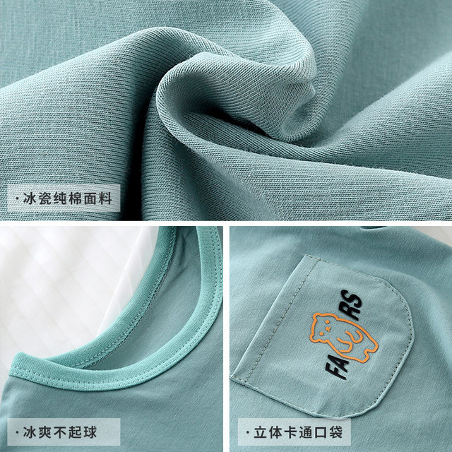 Baby summer cotton short-sleeved top