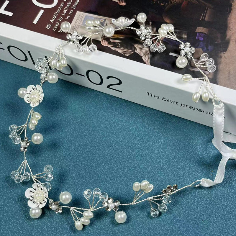 欧美新娘饰品 唯美花朵手工串珠头带发带 婚纱女童头饰发饰,淘宝优惠券,粉丝福利购,淘宝优惠卷