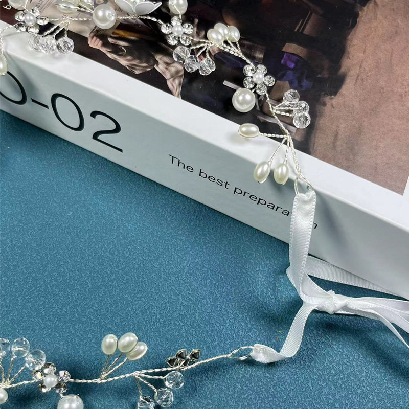 欧美新娘饰品 唯美花朵手工串珠头带发带 婚纱女童头饰发饰,淘宝优惠券,粉丝福利购,淘宝优惠卷