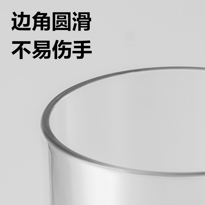 得力透明笔筒ins高颜值简约无印风学生宿舍桌面化妆刷杂物收纳桶桌面笔筒收纳盒办公桌书桌文具置物架,淘宝优惠券,粉丝福利购,淘宝优惠卷