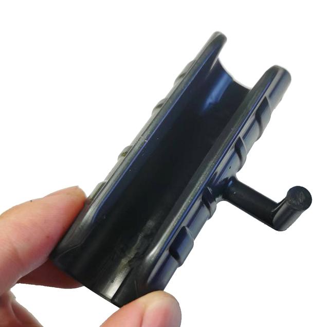 包邮大棚配件带钩压膜卡加长加厚卡子 卡扣管卡固膜塑料卡 黑夹子 - 图1