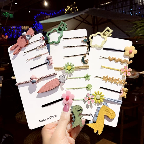 Детская заколка для волос, заколка-крабик, шпильки для волос, аксессуар для волос для девочек, простой и элегантный дизайн, популярно в интернете