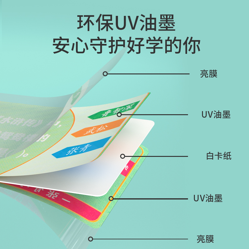 百科知识能量卡片中小学生常识趣味成语接龙扑克卡牌儿童益智玩具