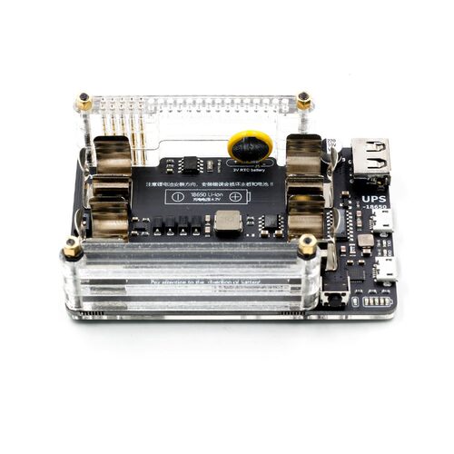 树莓派Raspberry pi UPS电源扩展板。带RTC,计量,5V输出,串口功能 - 图3