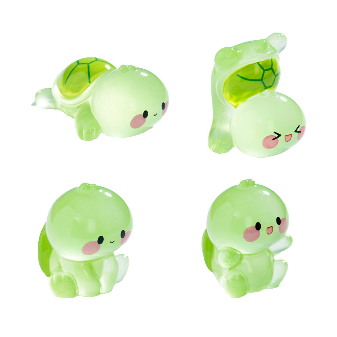 夜光小乌龟公仔小摆件苔藓鱼缸治愈造景微景观生态瓶装饰品摆设,淘宝优惠券,粉丝福利购,淘宝优惠卷