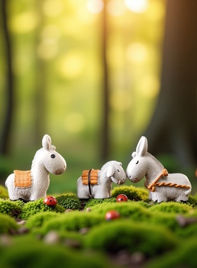 微景观创意拉磨苔藓迷你复古农场