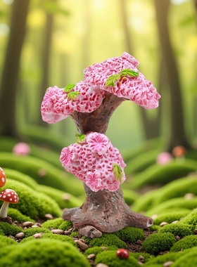 微景观造景森林萌物系梅花小鹿