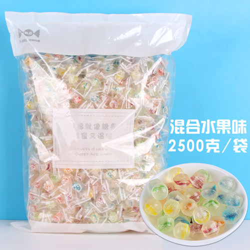 5斤装散装糖果水果味硬糖超市喜糖前台接待休闲零食品送女友礼物 - 图3