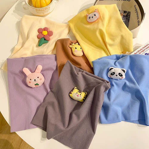 Демисезонный детский осенний шарф подходит для мужчин и женщин для раннего возраста, ветрозащитный удерживающий тепло милый шарф-платок, коллекция 2022