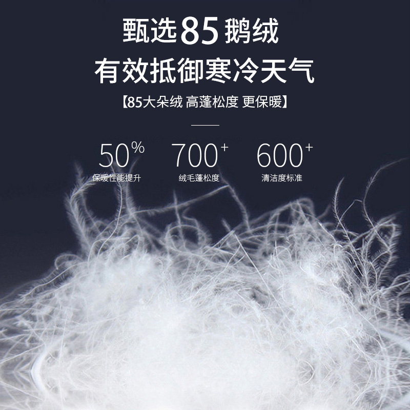 【鹅绒】雅鹿爸爸装羽绒服男冬季短款加厚中老年人爷爷装外套