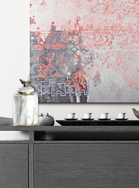 陶瓷新中式卧室客厅办公摆件室