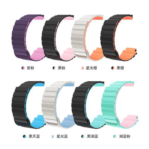 适用于米兔4C/5C/6C/2S/U1/6X/C7A/7X儿童手表回环磁吸硅胶表带 - 图2
