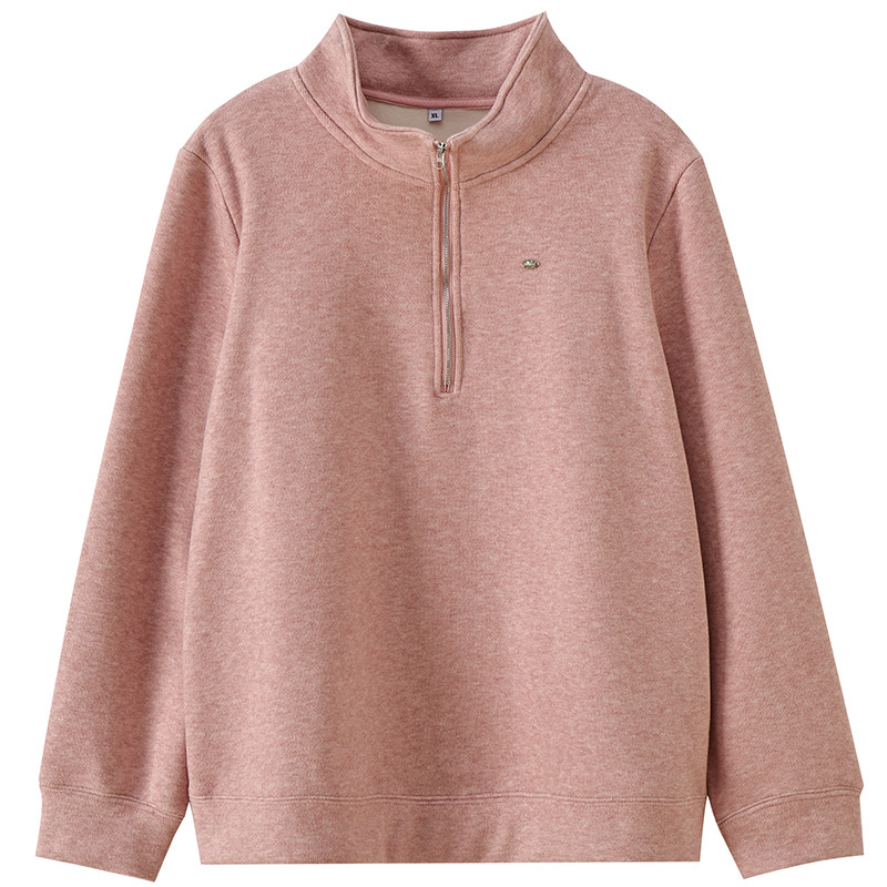 300斤胖mm韩系简约慵懒风加绒胖莹大码女装休闲拉链立领减龄卫衣,淘宝优惠券,粉丝福利购,淘宝优惠卷