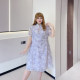 Sweet and slim short style modified cheongsam skirt gentle style