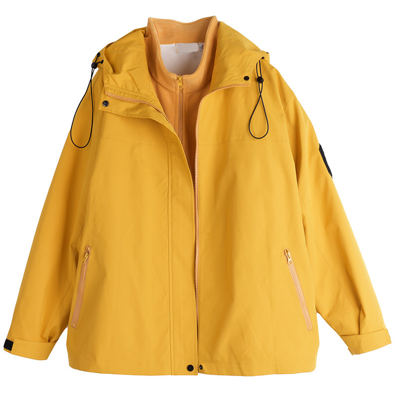 胖莹大码女装300斤胖mm休闲运动户外登山服简约百搭加绒保暖外套,淘宝优惠券,粉丝福利购,淘宝优惠卷