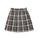 Yechuanberry original black pink plaid skirt
