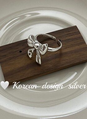 开口S925戒指韩国小众纯银高级