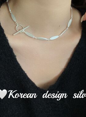 2024ins小众新款风韩版磨砂S925