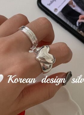 高级感韩国东大门S925设计戒指