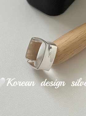 环东韩国S925戴叠戒指ins风食指