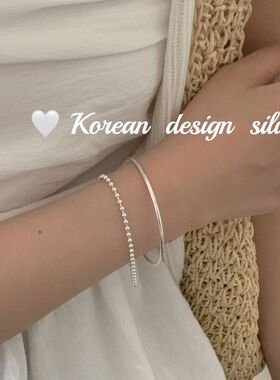 ins饰品叠手镯手简约戴设计韩版