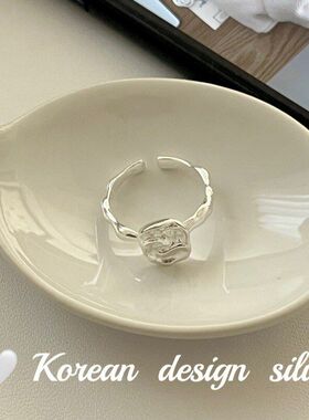 银饰高级感纯银肌理感戒指设计