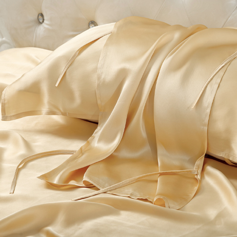 【低价走量不完美】~枕巾4个绑带~热销19姆米桑蚕丝护发居家自用 - 图3