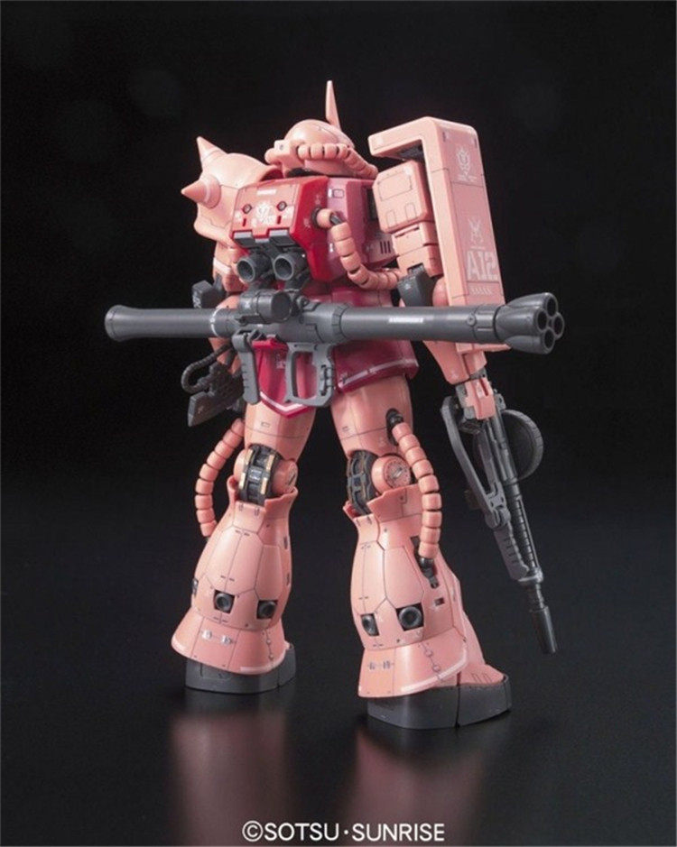 万代拼装模型 RG 02 1/144 MS-06S Zaku II红扎古夏亚高达B_虎窝淘