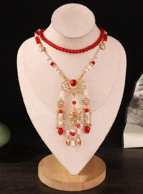 新中式国风马面裙配饰项链