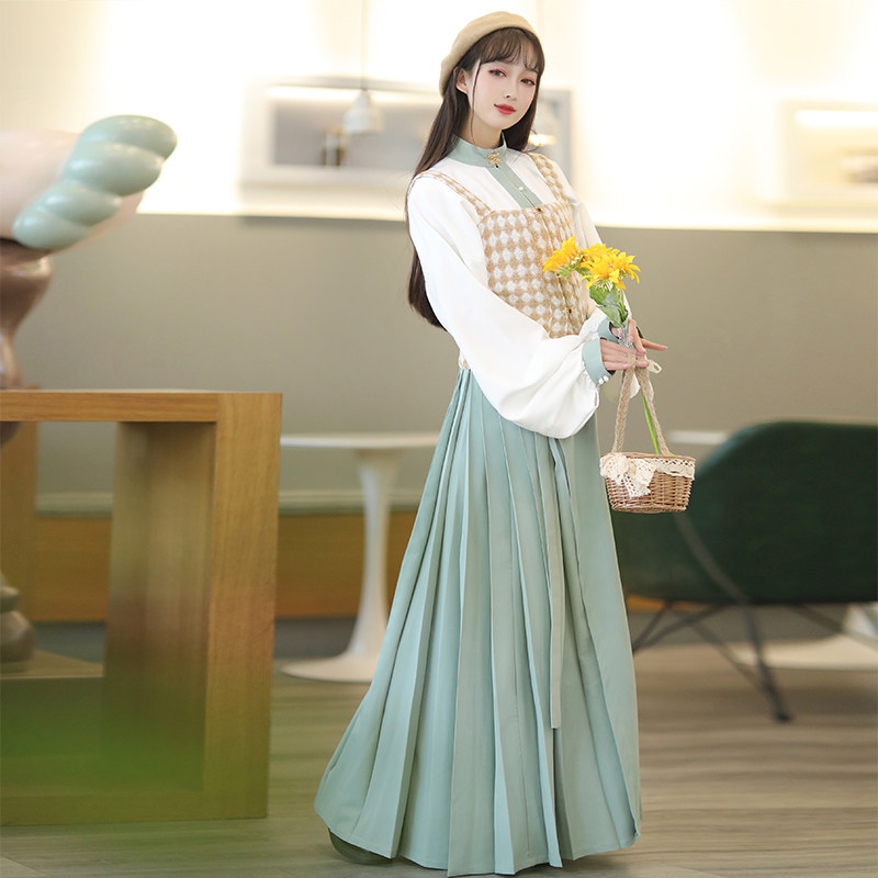 汉旭忆佳人明制女汉元素改良款汉服 汉旭汉服