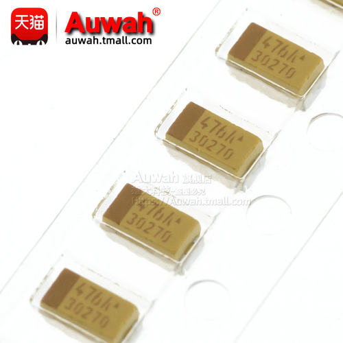 1206贴片钽电容A型 10uF/22/33/47/100uF/220UF 6.3V 10V 16V 20V - 图1