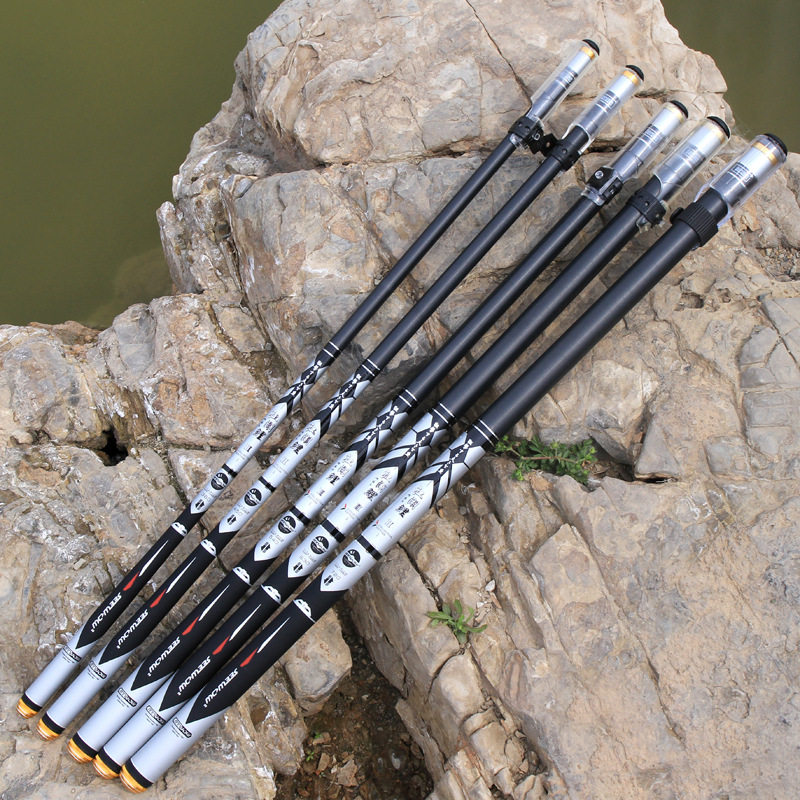 江湖鲤鱼竿超轻超硬28调鲫鱼鲤鱼竿4.5/5.4米/垂钓碳素短节溪流竿,淘宝优惠券,粉丝福利购,淘宝优惠卷