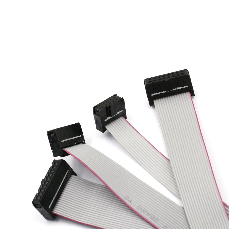 灰排线 FC-10P/14/16/20P双头线 电缆AVR连接线 30CM间距2.54MM - 图0