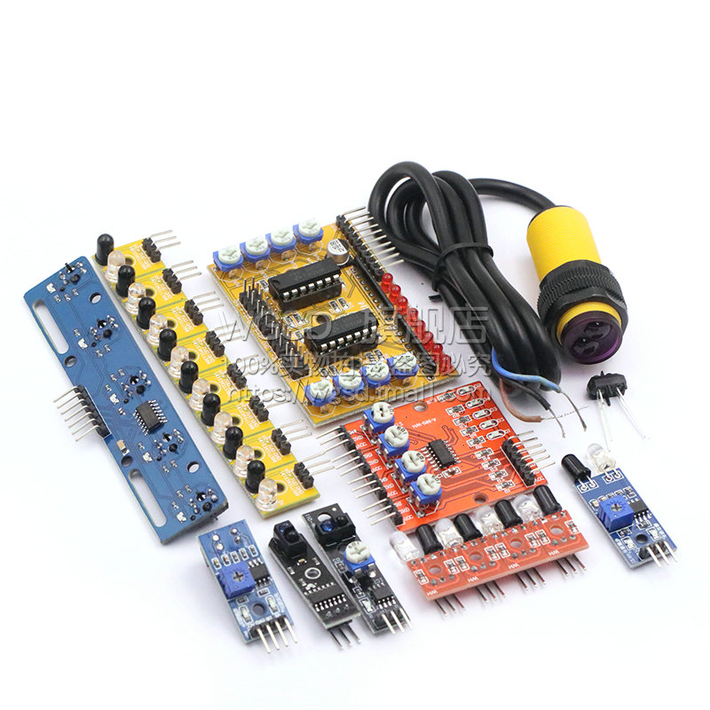 红外传感器模块寻迹循迹避障模块光电反射式对管智能小车光电开关 - 图3