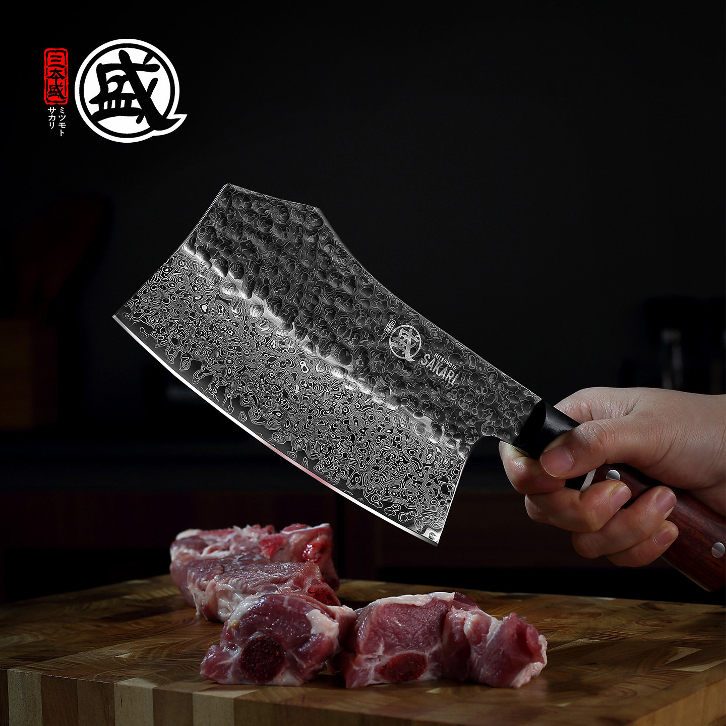 菜刀日本进口厨房家用刀具切菜切肉切片大马士革,淘宝优惠券,粉丝福利购,淘宝优惠卷