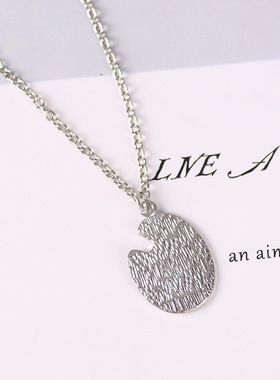 画板笔毛刷一体式项链文艺小清新