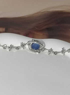 ins风蓝色星球手链闺蜜生日礼物