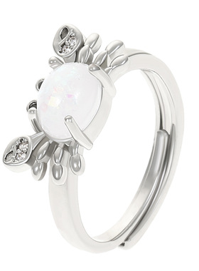 其他女生合金简约创意开口戒戒指