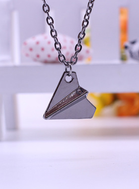 飞机合金毛衣链男女学生简约项链