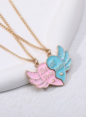 项链合金滴油儿童十字链合金