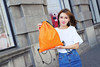 Pocket sports drawstring backpack training class