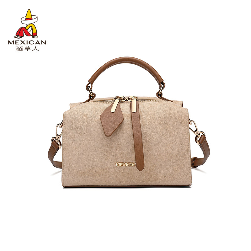 稻草人包包女2025秋冬新款波士顿包牛皮菱格手提单肩包小众斜挎包,淘宝优惠券,粉丝福利购,淘宝优惠卷