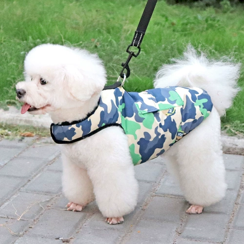 Собачья одежда осень и зимняя одежда Тедди Померанская маленькая собака Золотая ретривер Средний и большая собака хлопковая одежда теплую зиму