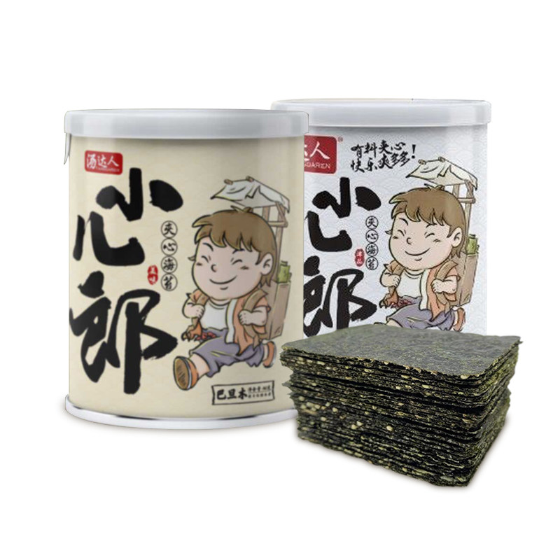 汤达人芝麻夹心海苔40g孕妇碎脆片 汤达人海苔系列