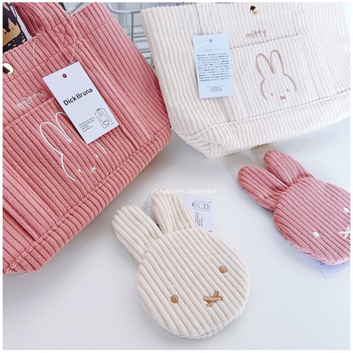 日系卡通小兔子灯芯绒休闲手拎包刺绣创意造型零钱包挂件包小巧,淘宝优惠券,粉丝福利购,淘宝优惠卷