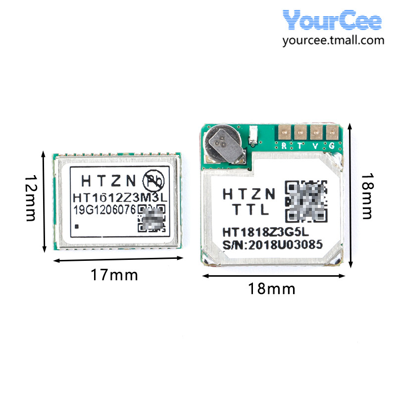 HT1612Z3M3L/HT1818Z3G5L 北斗卫星定位导航模块GPS+BDS 带Flash - 图1