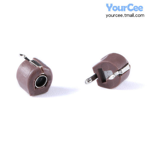 可调电容 塑封6mm 5/10/20/30/40/50/60/70/120pF 100V 微调电容 - 图1