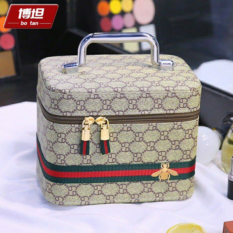 化妆品防尘大包多功能特大号收纳盒 博坦化妆包
