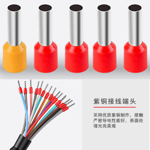 工业DB9串口线DB15 DB25单头线9针端子线DB25连接线RS232接线端子 - 图3