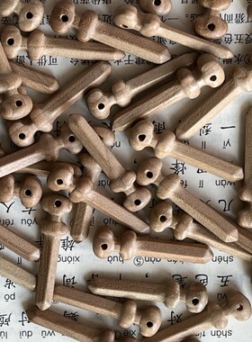纯手工肥城小桃木剑原木无漆桃木